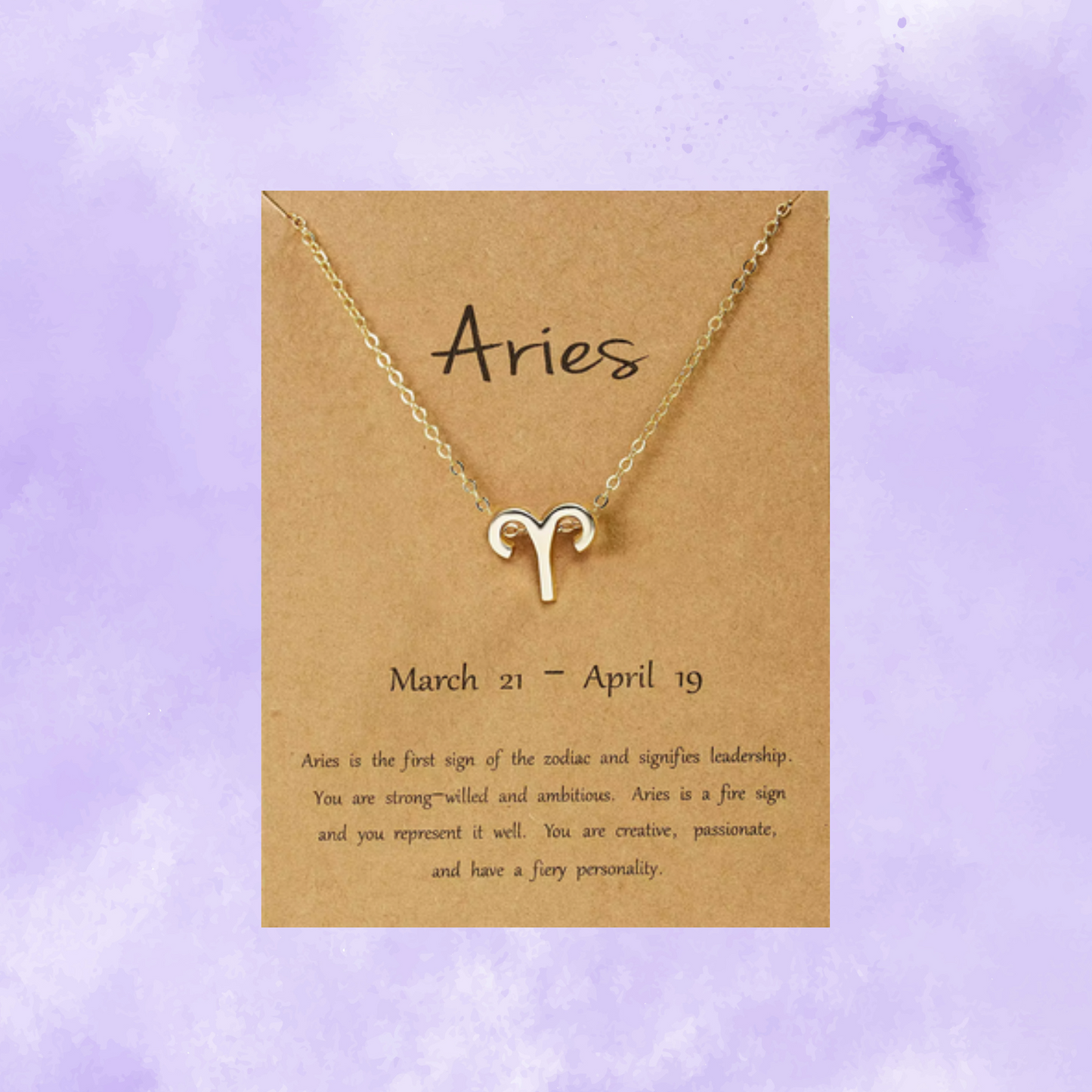 Gold Zodiac Necklace Collection