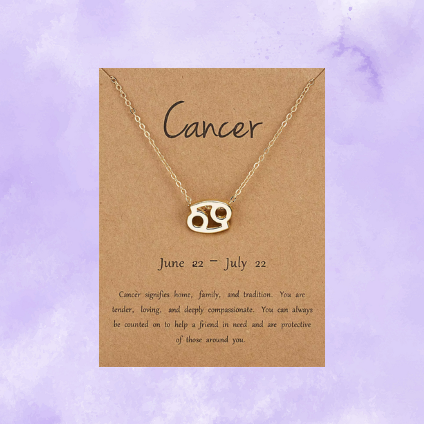 Gold Zodiac Necklace Collection