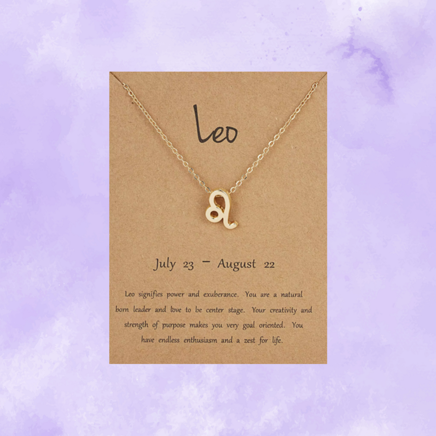 Gold Zodiac Necklace Collection