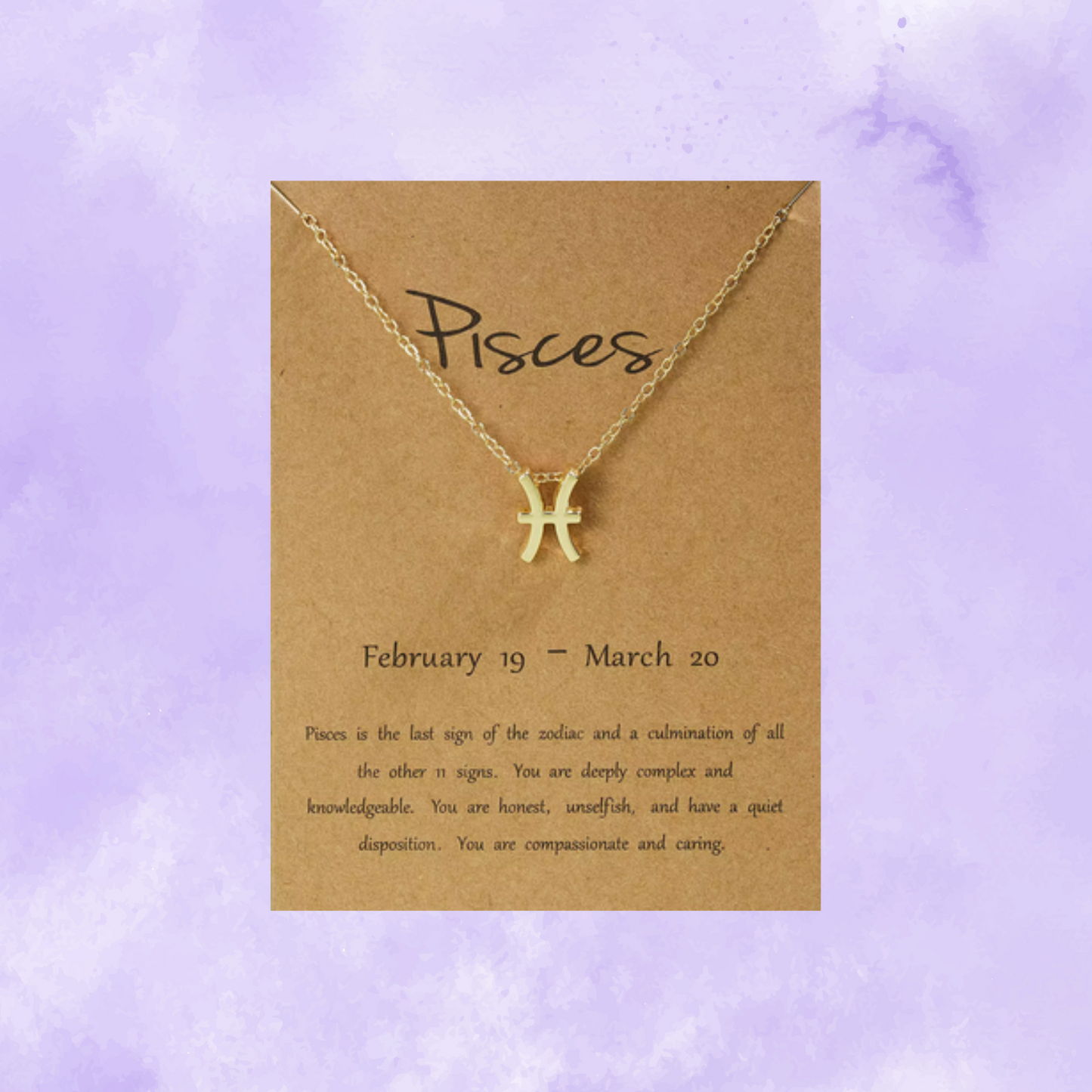 Gold Zodiac Necklace Collection