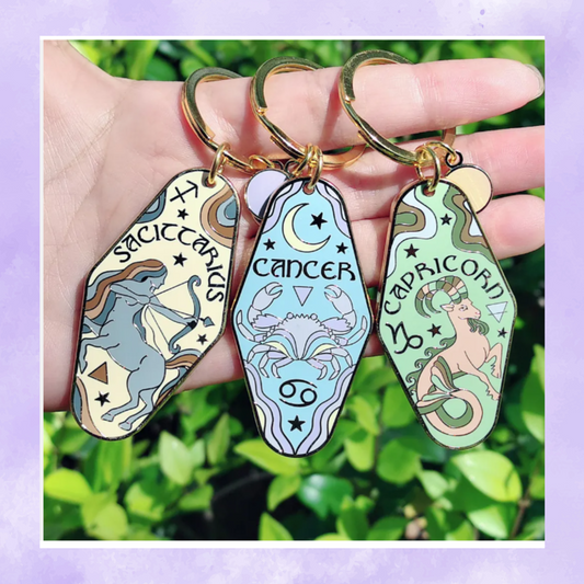 Stellar Zodiac Keychains: Celestial Charms for Every Sign