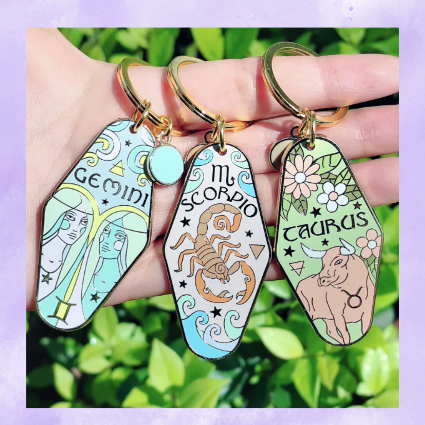 Stellar Zodiac Keychains: Celestial Charms for Every Sign