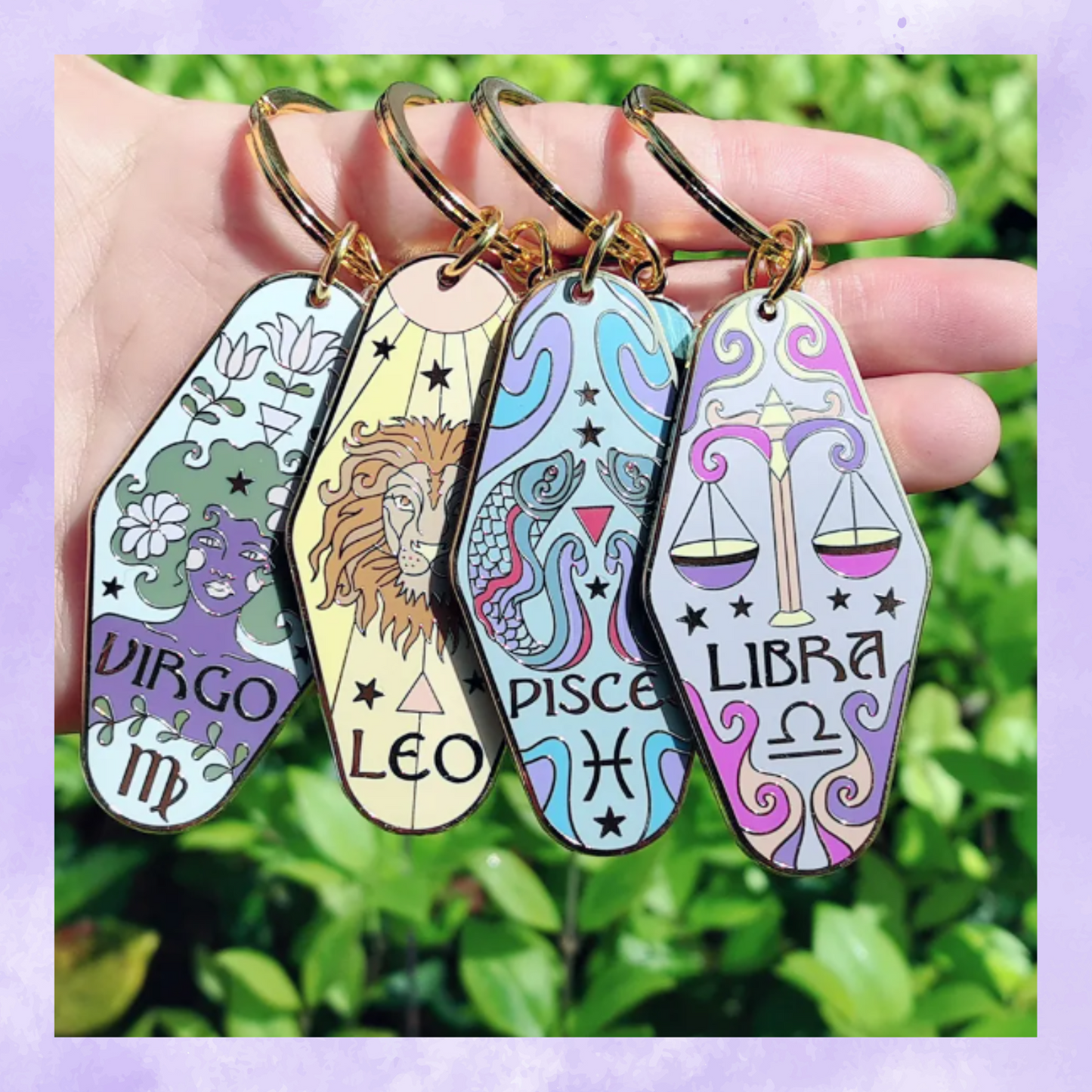 Stellar Zodiac Keychains: Celestial Charms for Every Sign