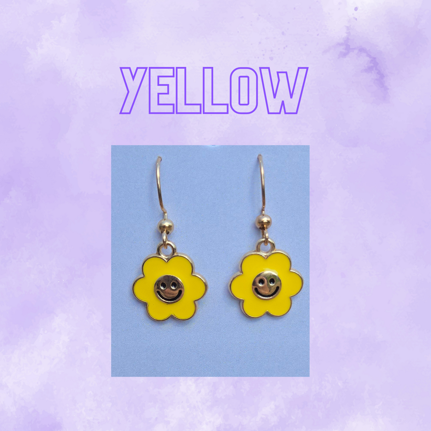 Smiling Flower Earrings