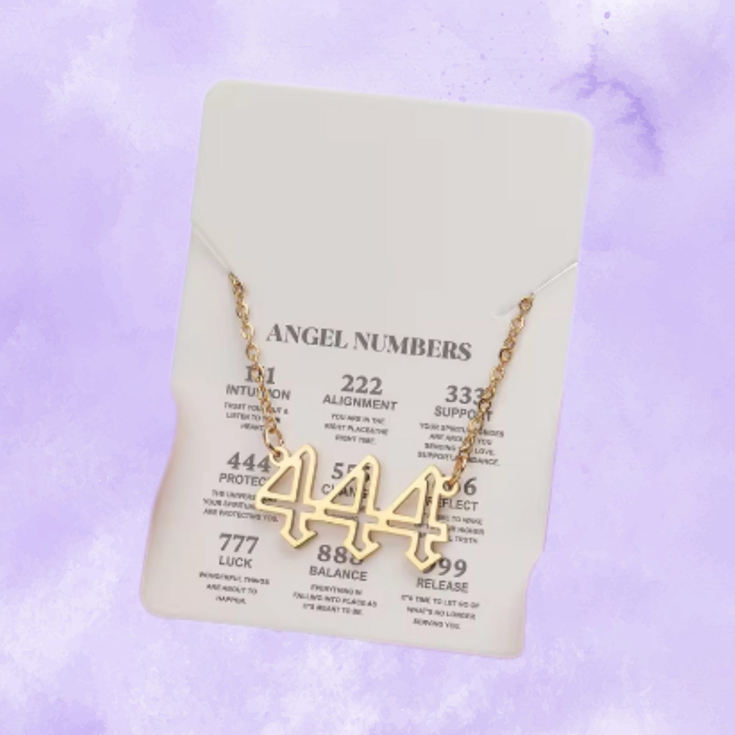 Divine Guidance: Gold Angel Number Necklaces