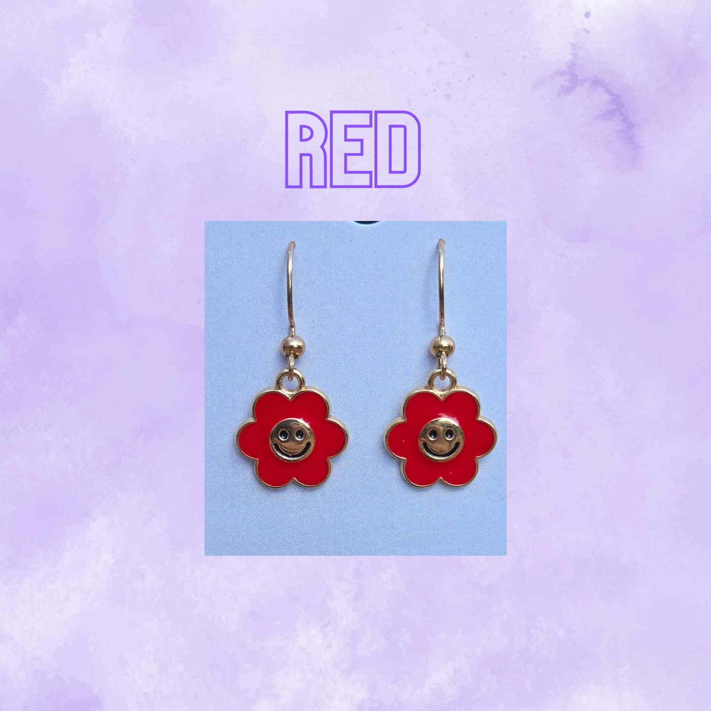 Smiling Flower Earrings