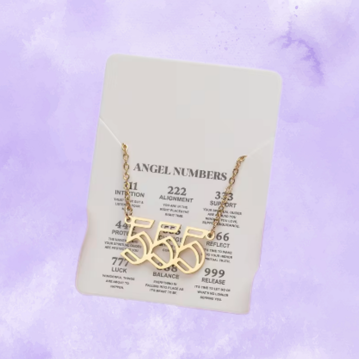 Divine Guidance: Gold Angel Number Necklaces