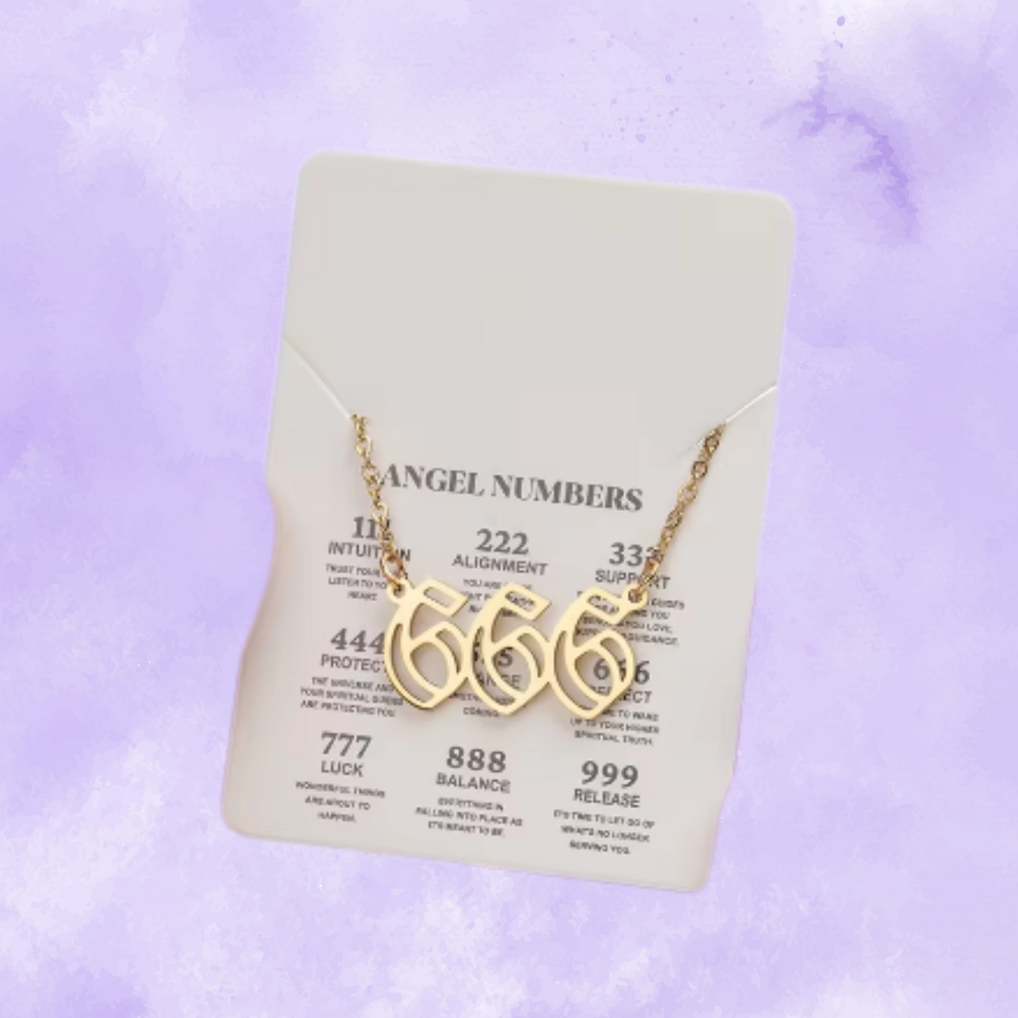 Divine Guidance: Gold Angel Number Necklaces