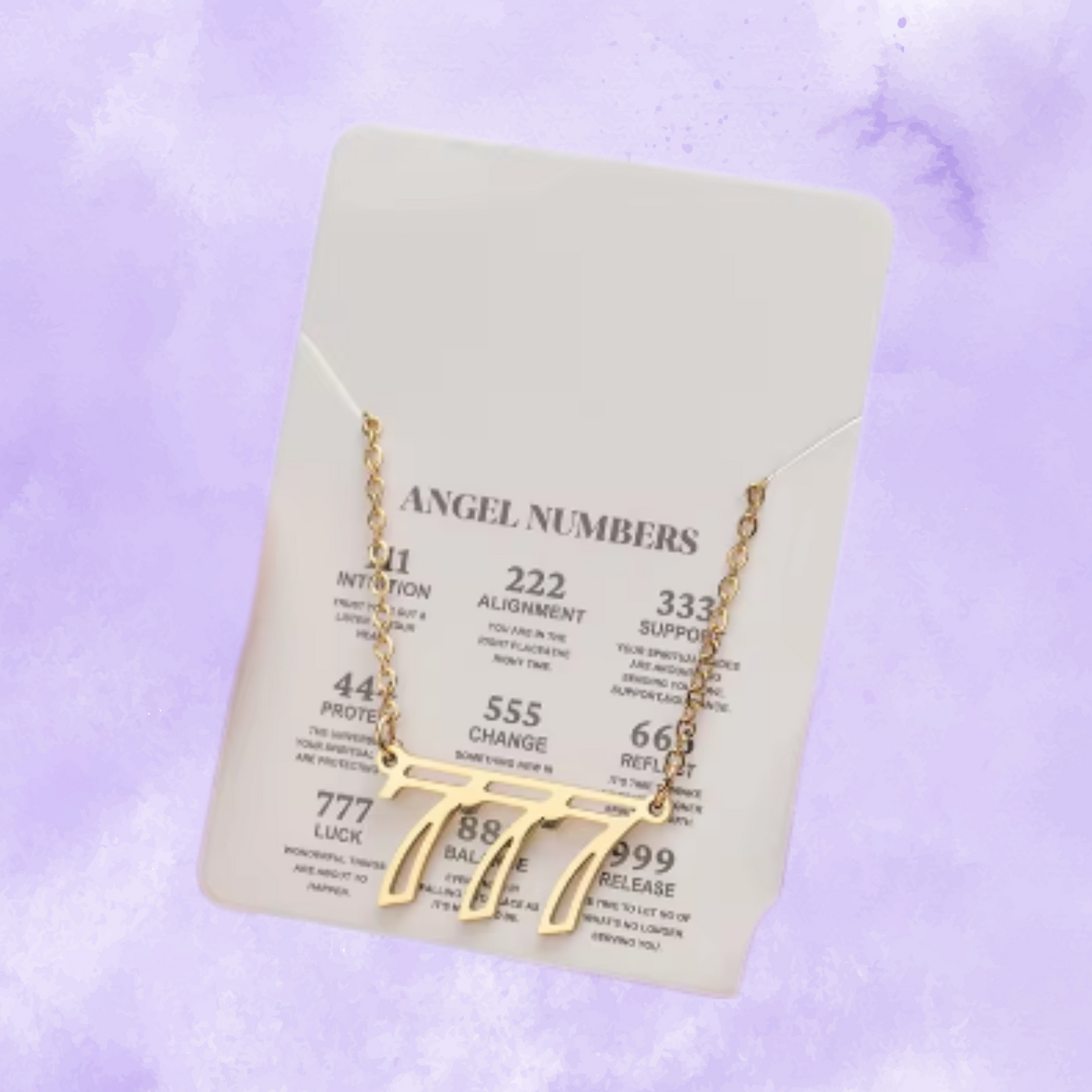 Divine Guidance: Gold Angel Number Necklaces