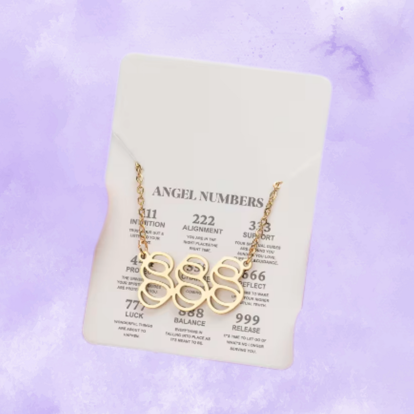 Divine Guidance: Gold Angel Number Necklaces