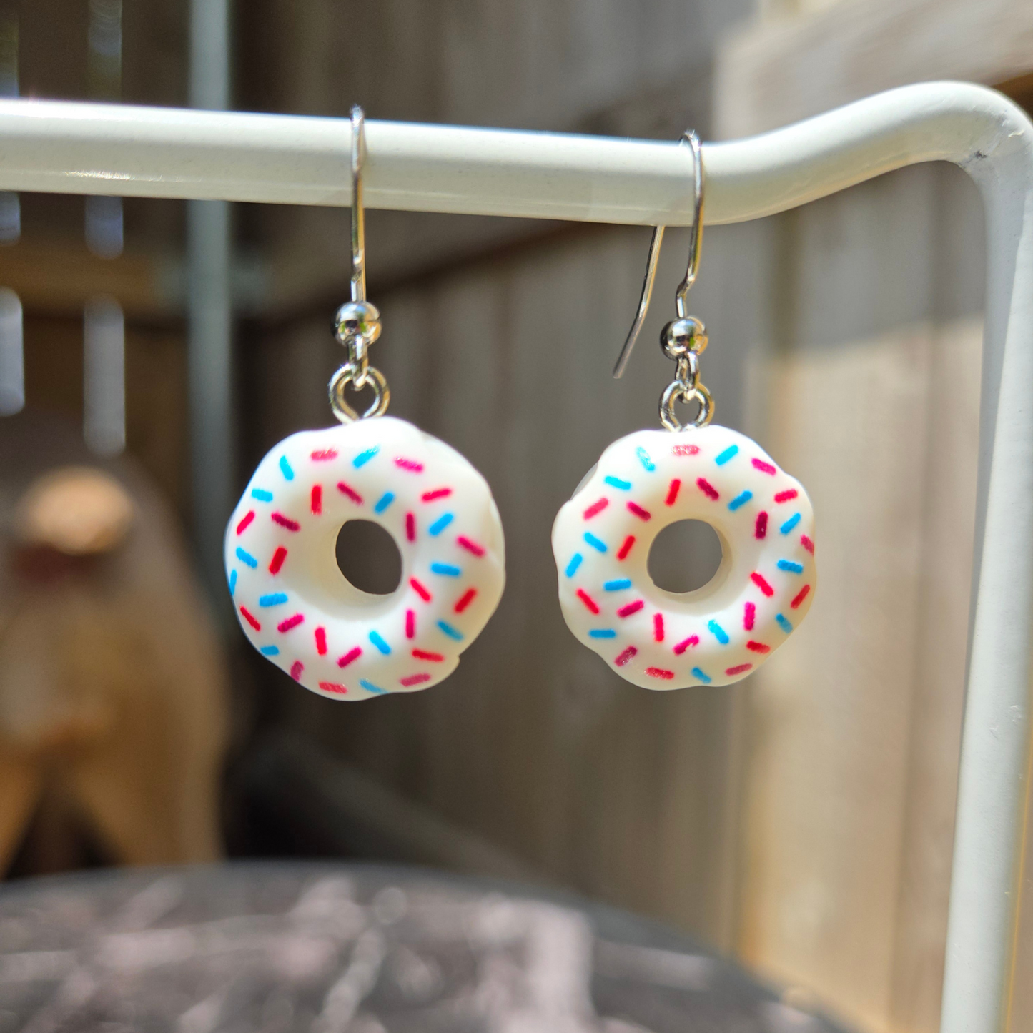 Sprinkle Doughnut Earrings