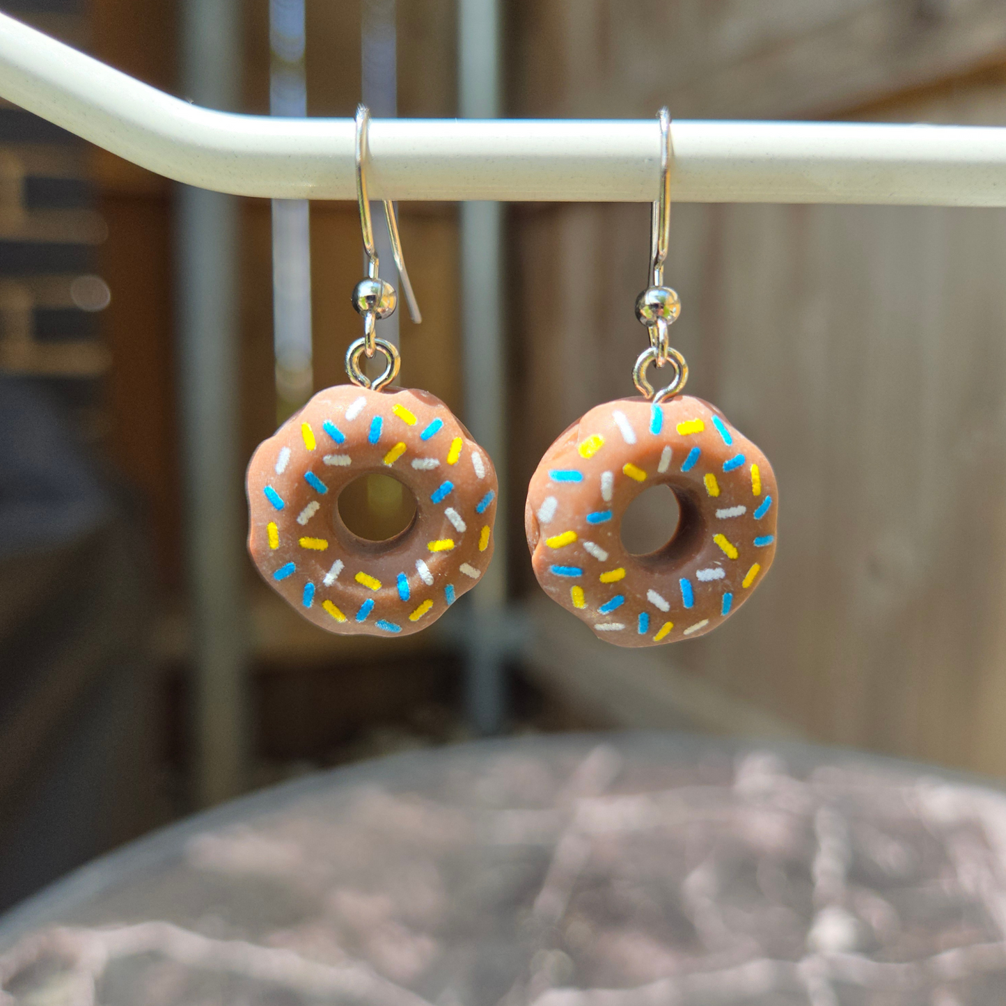 Sprinkle Doughnut Earrings