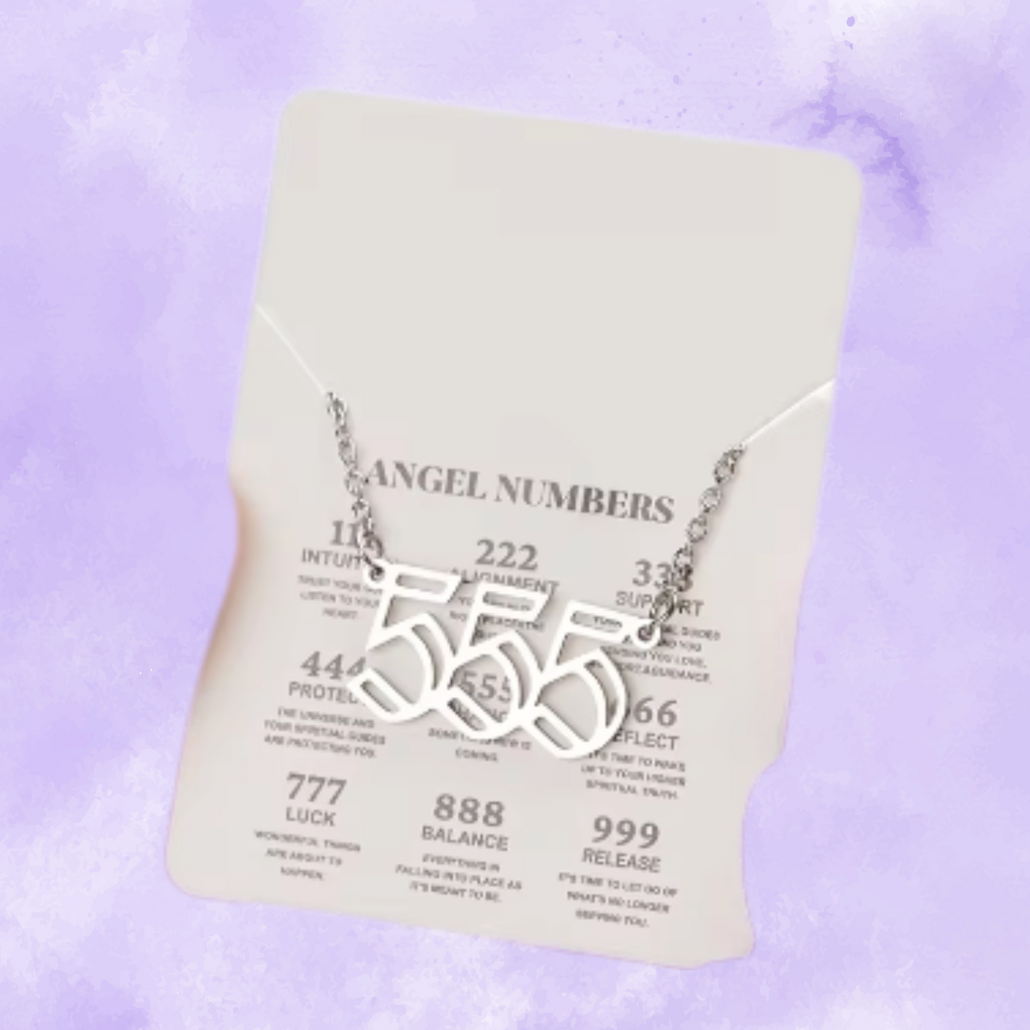 Divine Guidance: Silver Angel Number Necklaces