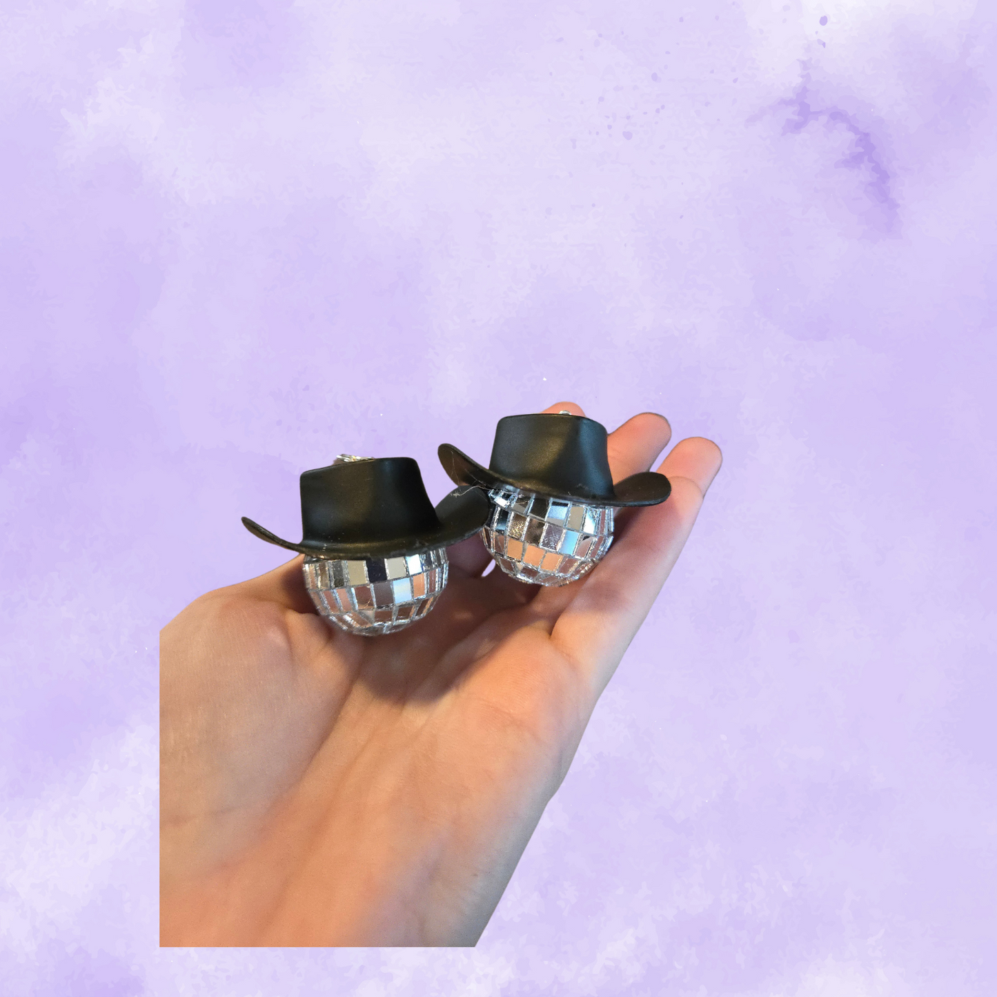 Disco Cowgirl Earrings - Sparkle and Shine with a Western Twist