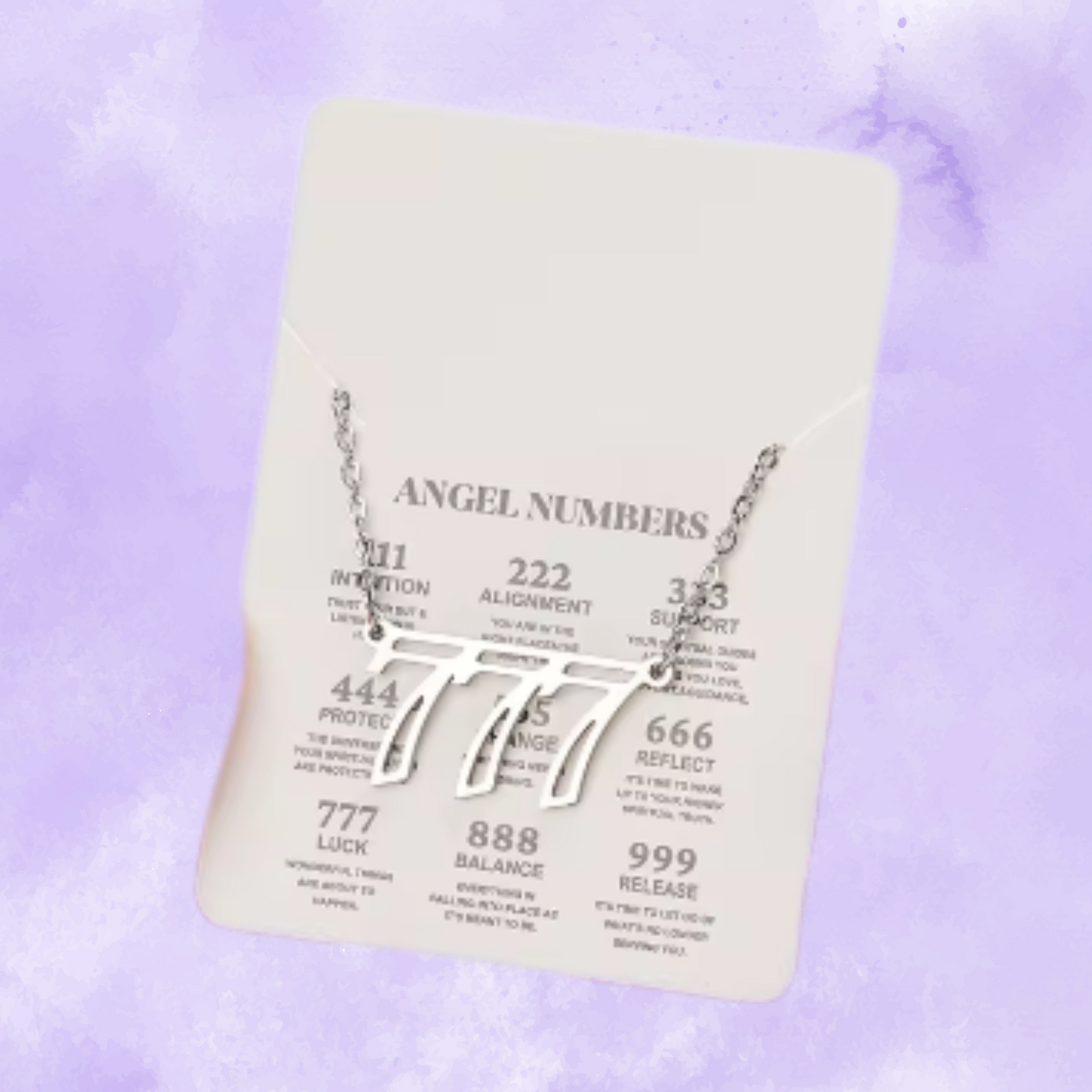 Divine Guidance: Silver Angel Number Necklaces