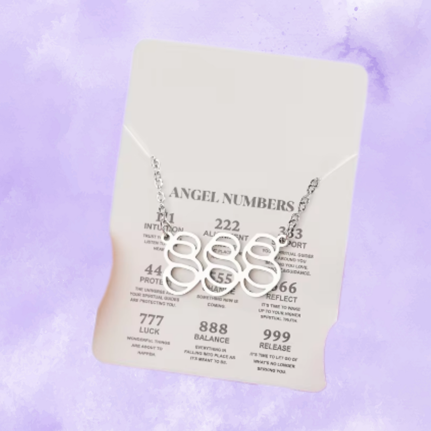 Divine Guidance: Silver Angel Number Necklaces